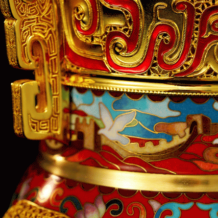 三大宫廷绝技首聚一器 | 《海晏河清·祥瑞和尊》青白玉版 霍铁辉袁长君冯延明亲铸 | 可藏可传的当代文物​