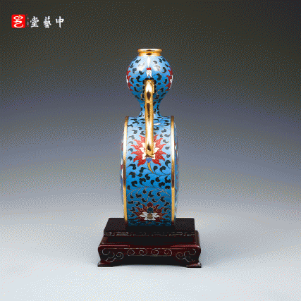 台北故宫同源再造 | 霍铁辉景泰蓝《海屋春禄》 | 双面吉祥，福寿同春​