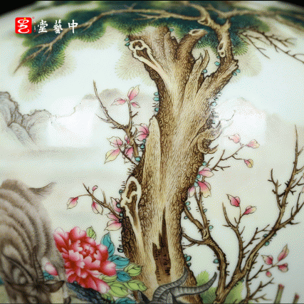 粉彩三阳开泰盖罐 | 王辉大师珐琅彩传世之作 | 将军罐形，三羊启泰，家和业兴