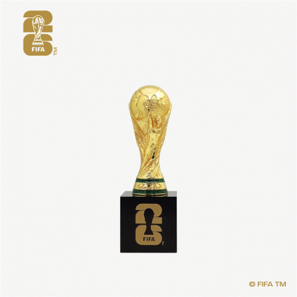 【FIFA官方授权】2026美加墨世界杯大力神杯木盒摆件 书房办公艺术装饰 球迷身份象征